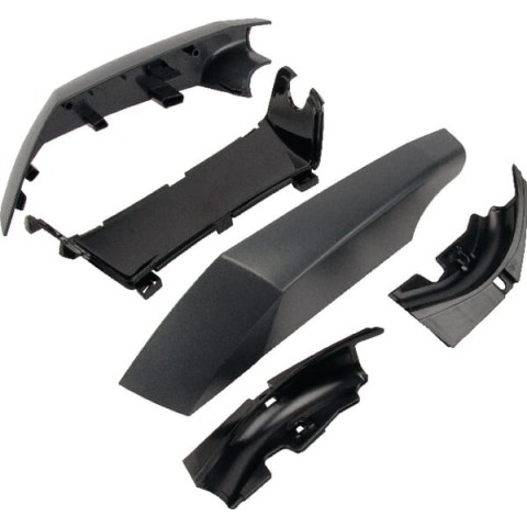 Angle assembly for grass bag - black and grey