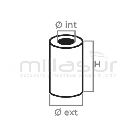 Filtro gasolina honda alumínio GX120, gx160, gx240, GX390