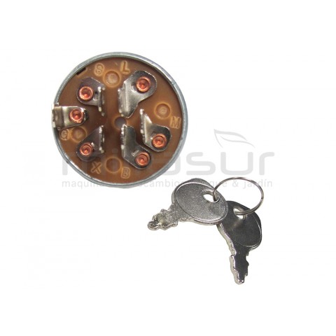 Chave contato arranque tratores 6 pólos / 3 pos. Chave contato arranque tratores 6 pólos / 3 pos.