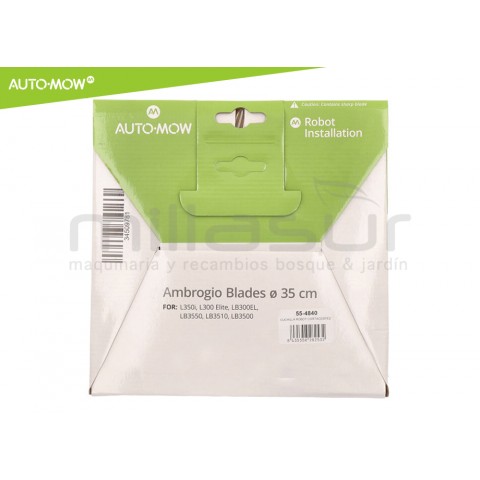 Lâmina robot corta-relvas wiper-ambrogio-outils Lâmina robot corta-relvas wiper-ambrogio-outils