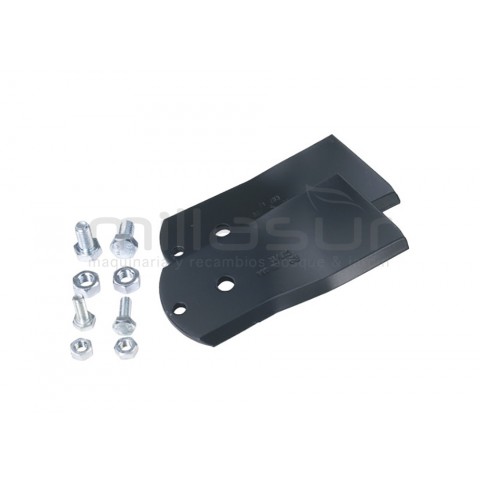 Conjunto lâminas e parafusos cortador de relva 120 mm adaptável a stiga park 102 m, park 121 M...