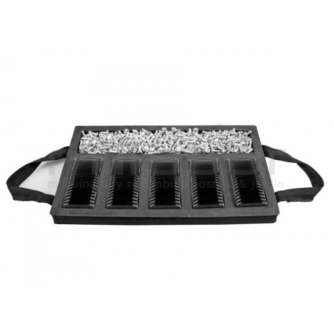 Conjunto 600 lâminas, parafusos e bandeja robot corta-relvas adaptável a husqvarna e gardena ...