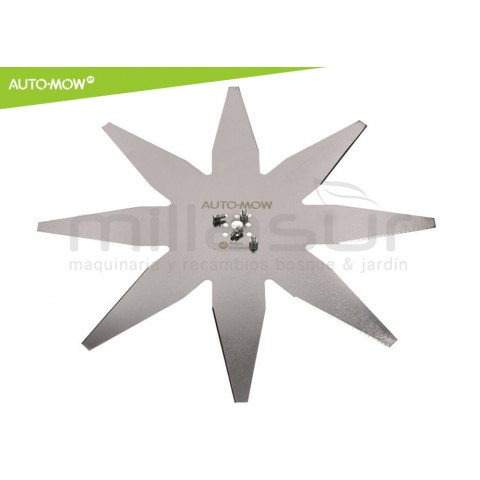 Lâmina robot corta-relvas wiper-ambrogio-outils - 35cm - 8 dicas