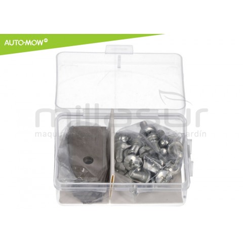 Conjunto 30 lâminas alta duração 0,66 mm C / parafusos robot cortac. husqvarna Conjunto 30 lâminas alta duração 0,66 mm C / parafusos robot cortac. husqvarna