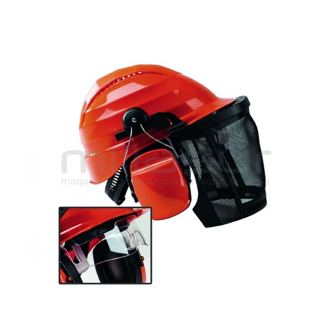 Casco completo protección pro c/ gafas