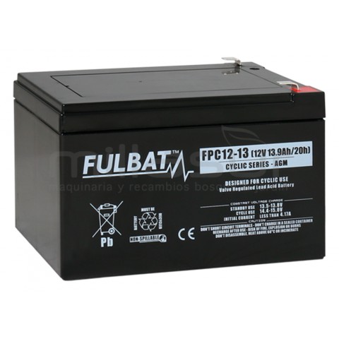 Bateria ciclica agm fpc12-13 12V 13,9 ah.( 151 x 98 x 101)