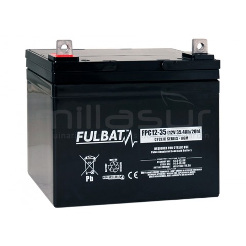Bateria ciclica agm fpc12-35 12V 35,4 ah.( 195 x 130 x 182 ) Bateria ciclica agm fpc12-35 12V 35,4 ah.( 195 x 130 x 182 )