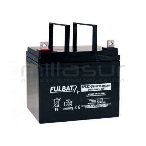 Bateria ciclica agm fpc12-35 12V 35,4 ah.( 195 x 130 x 182 ) Bateria ciclica agm fpc12-35 12V 35,4 ah.( 195 x 130 x 182 )
