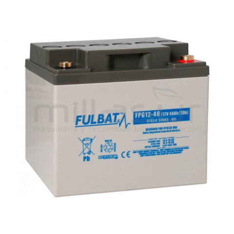 Bateria ciclica gel fpg12-40 12V 40,8 ah.( 197 x 165 x 170 ) Bateria ciclica gel fpg12-40 12V 40,8 ah.( 197 x 165 x 170 )