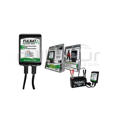 Carregador de bateria 1,5 a - 12V - fulload 1500 Carregador de bateria 1,5 a - 12V - fulload 1500