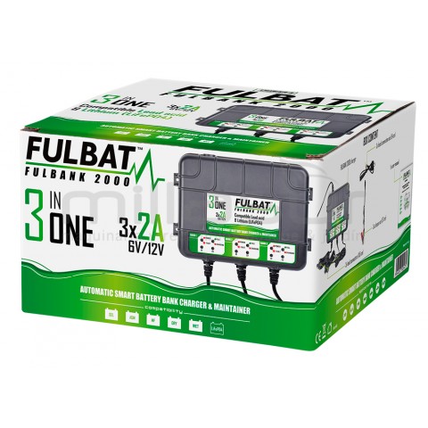 Carregador de bateria 3 em 1 - fullbank 2000 Carregador de bateria 3 em 1 - fullbank 2000