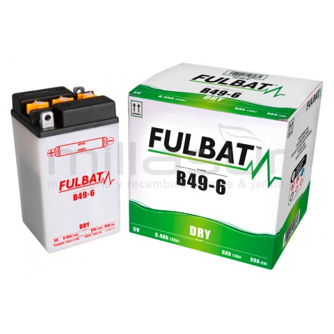 Bateria 6V b49-6 ácido 13 ah (91 x 83 x 160) - der. Bateria 6V b49-6 ácido 13 ah (91 x 83 x 160) - der.