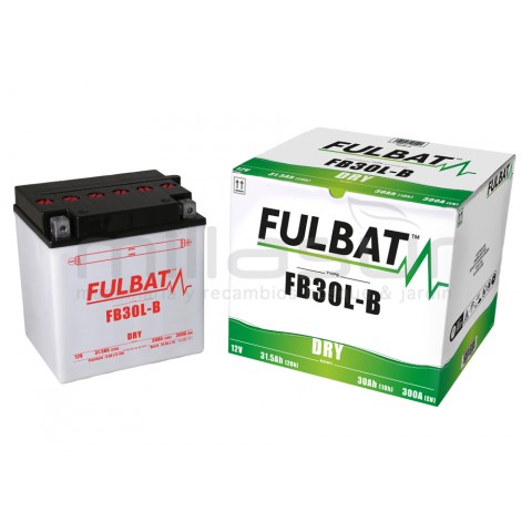 Bateria 12V fb30l-B ácido 30 ah (165 x 130 x 176) +der. Bateria 12V fb30l-B ácido 30 ah (165 x 130 x 176) +der.