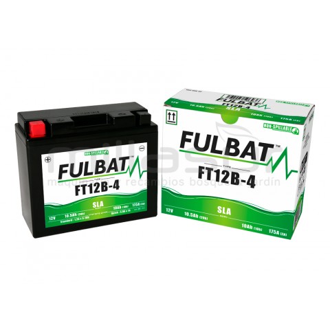 Bateria da motocicleta ft12b-4 12V sla 10ah (150 x 69 x 130) -der. Bateria da motocicleta ft12b-4 12V sla 10ah (150 x 69 x 130) -der.