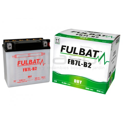 Bateria moto fb7l-b2 12V ácido 8 ah (135 x 75 x 133) +der. Bateria moto fb7l-b2 12V ácido 8 ah (135 x 75 x 133) +der.