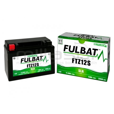 Bateria da motocicleta ftz12s 12V sla 11 ah (150 x 88 x 110) -der. Bateria da motocicleta ftz12s 12V sla 11 ah (150 x 88 x 110) -der.