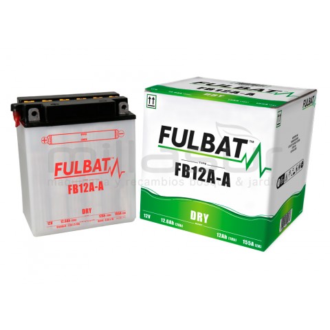 Bateria moto fb12a-a ácido 12ah (134 x 80 x 160) - der (resp. izq)