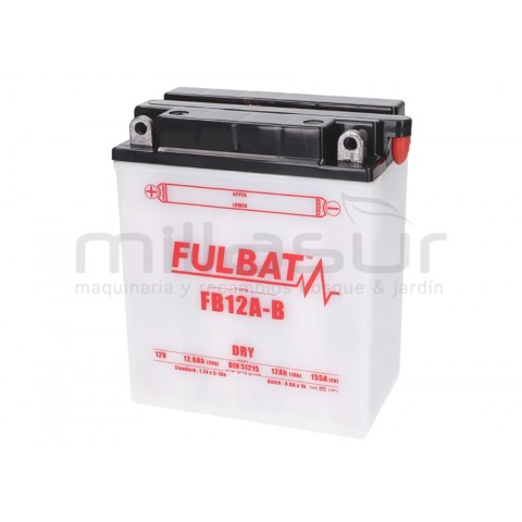 Bateria moto fb12a-B ácido 12ah (134 x 80 x 160) - der (resp. drch)