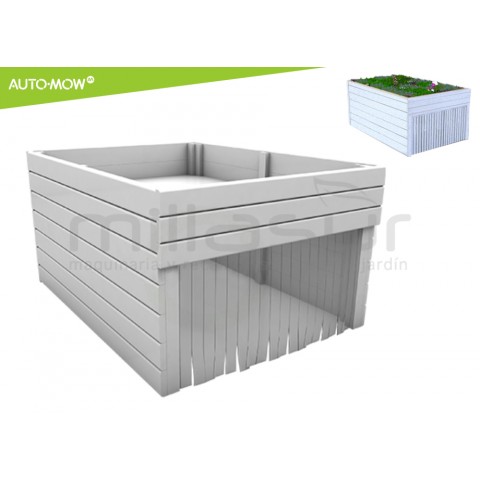 Garagem jardinagem robot corta-relvas auto-mow-branco