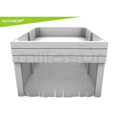 Garagem jardinagem robot corta-relvas auto-mow-branco