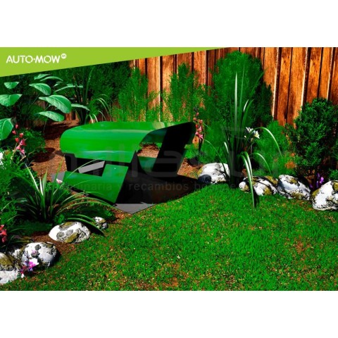 Garagem alumínio 1 robot corta-relvas auto-Mo Mo