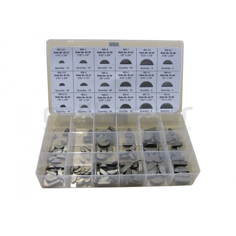 Caixa chaveta 250 peças