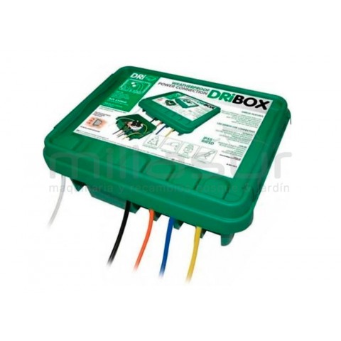 Caixa estanque grande para conexões elétricas ao ar livre