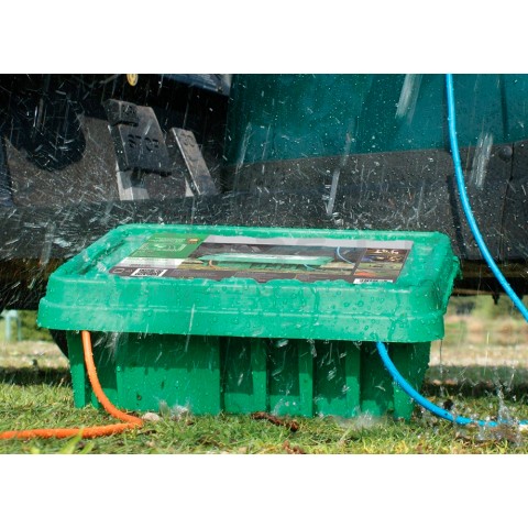 Caixa estanque grande para conexões elétricas ao ar livre