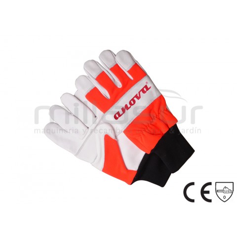 Luvas de proteção anti-corte para motosserra Classe 0 Tamanho 12 Luvas de proteção anti-corte para motosserra Classe 0 Tamanho 12