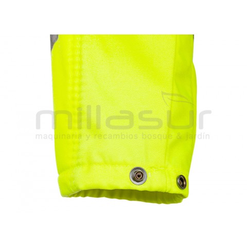 Jaqueta anti-corte classe 1 alta visibilidade-Tamanho l