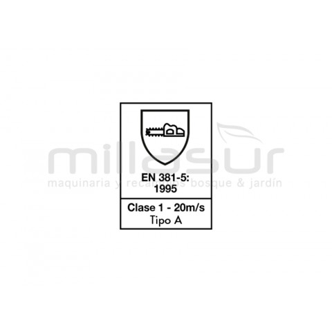 Calças anti-corte eco flex classe 1-Tamanho m