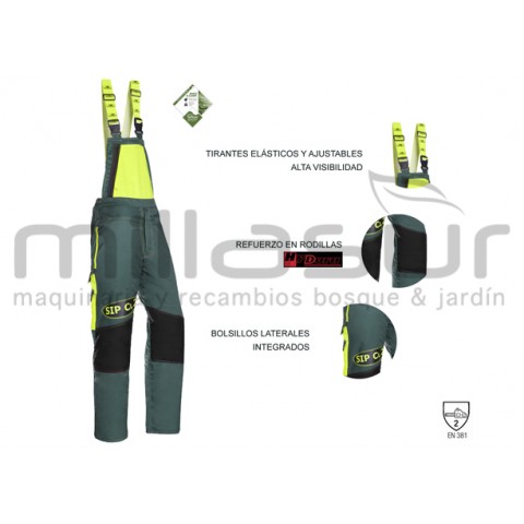 Macacão anti-corte pro classe 2 innovation-Tamanho xl