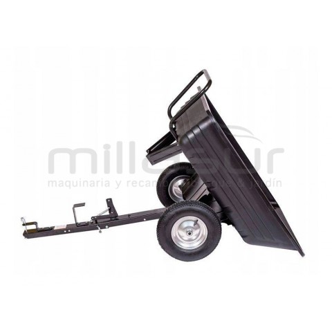 Reboque transporte para trator corta-relvas