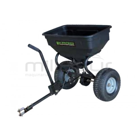 Reboque semeador para trator corta-relvas