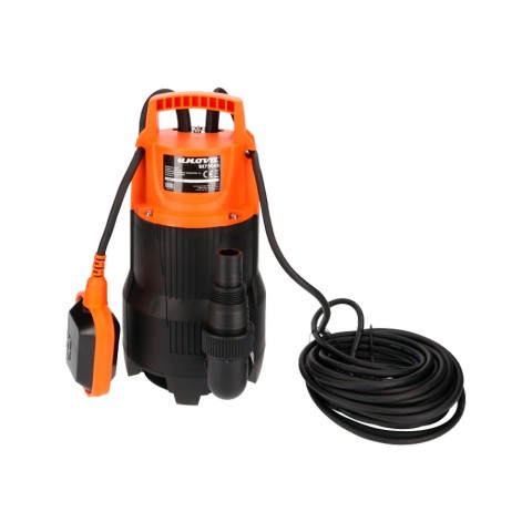 Bomba elétrica submersível 750w em fibra - águas sujas