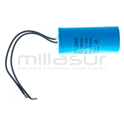 Capacitor pequeno azul direito 300 uf ca100 (23)