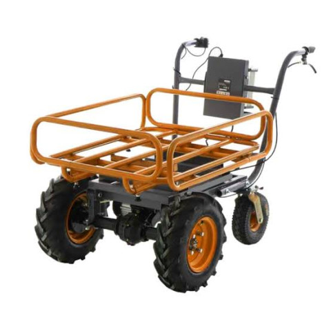 CARRETILLA BATERÍA CON PLATAFORMA DE CARGA ANOVA 100L 300KGS 40V
