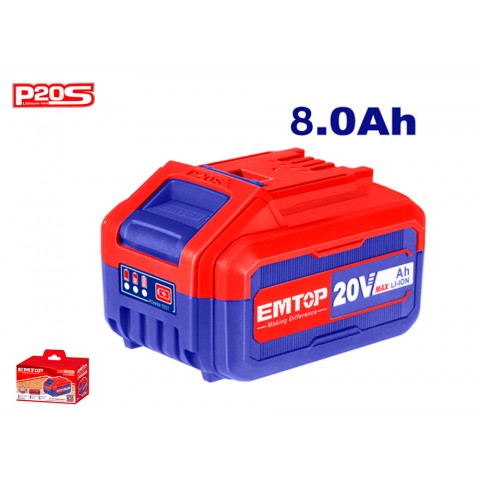 BATERIA 20V 8.0Ah P20S EMTOP