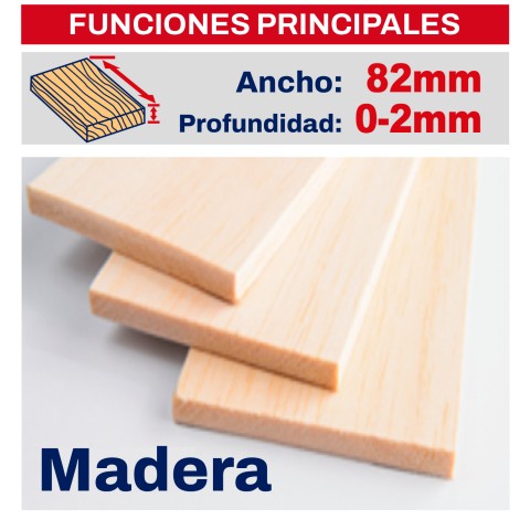 CEPILLO MADERA BATERÍA 20V P20S 82X2mm CEPILLO MADERA BATERÍA 20V P20S 82X2mm
