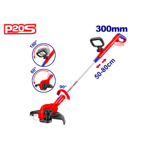 RECORTABORDES BATERIA 20V 300MM EMTOP - P20S (NO INCLUYE BATERIA NI CARGADOR) RECORTABORDES BATERIA 20V 300MM EMTOP - P20S (NO INCLUYE BATERIA NI CARGADOR)