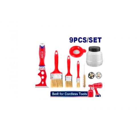SET UTENSILIOS PARA PISTOLA PINTURA EMTOP 9PCS - VALIDO PARA ELSG2003 ELSG20256 SET UTENSILIOS PARA PISTOLA PINTURA EMTOP 9PCS - VALIDO PARA ELSG2003 ELSG20256
