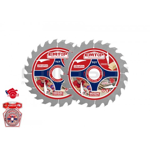 SET 2 DISCOS WIDIA 165 MM -24 DIENTES SIERRA CIRCULAR ELCS201650 SET 2 DISCOS WIDIA 165 MM -24 DIENTES SIERRA CIRCULAR ELCS201650