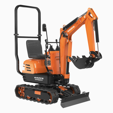 MINI ESCAVADORA ANOVA 870KG 306CC COM LAGARTAS