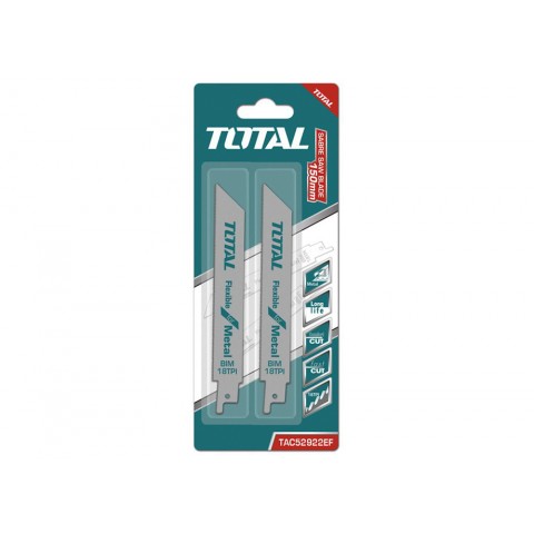 Blister 2 Serras de metal para sabre serra hcs (150mm) para ts100806
