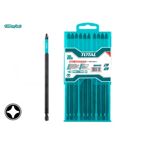 Conjunto 10 dropouts impacto Chave De Fenda (ph2 + ph2 - 150mm) Conjunto 10 dropouts impacto Chave De Fenda (ph2 + ph2 - 150mm)