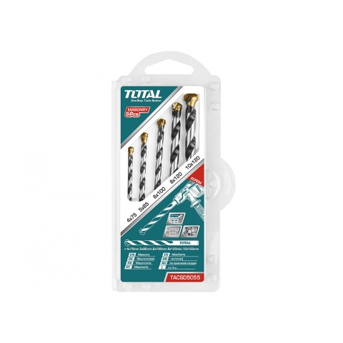Blister 5 brocas broca alvenaria Blister 5 brocas broca alvenaria