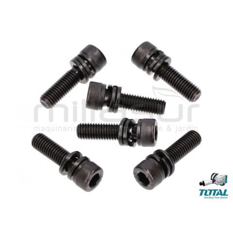 Conjunto 6 parafusos bloqueio porta-cinzel th215456 Conjunto 6 parafusos bloqueio porta-cinzel th215456