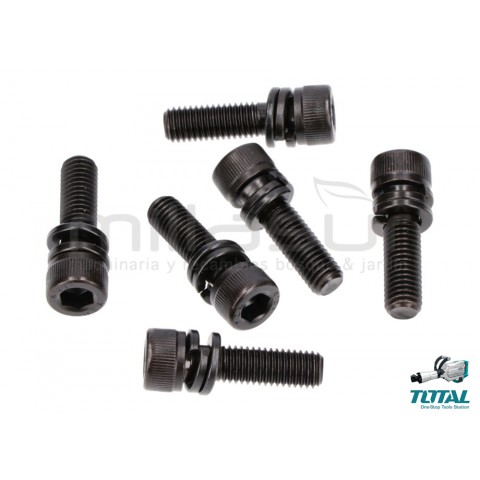 Conjunto 6 parafusos bloqueio porta-cinzel th215456 Conjunto 6 parafusos bloqueio porta-cinzel th215456