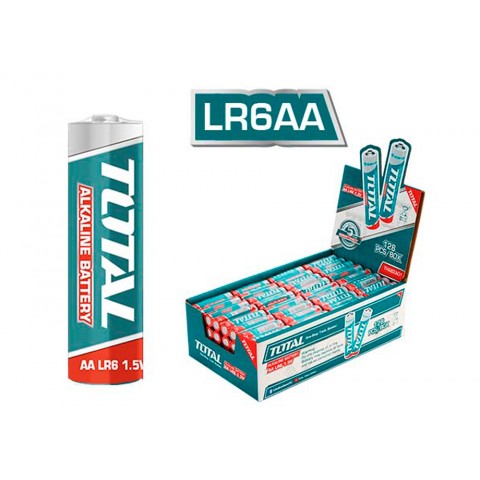 Caixa de exposição 128 Pilhas alcalinas 1.5 v LR6 aa 2900mAh TOTAL (32 blister de 4 PCes)