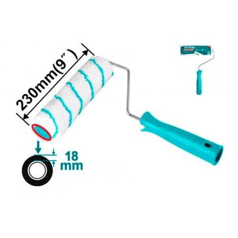 Rolo de pintura com alça (230mm-18mm-superfícies ásperas)